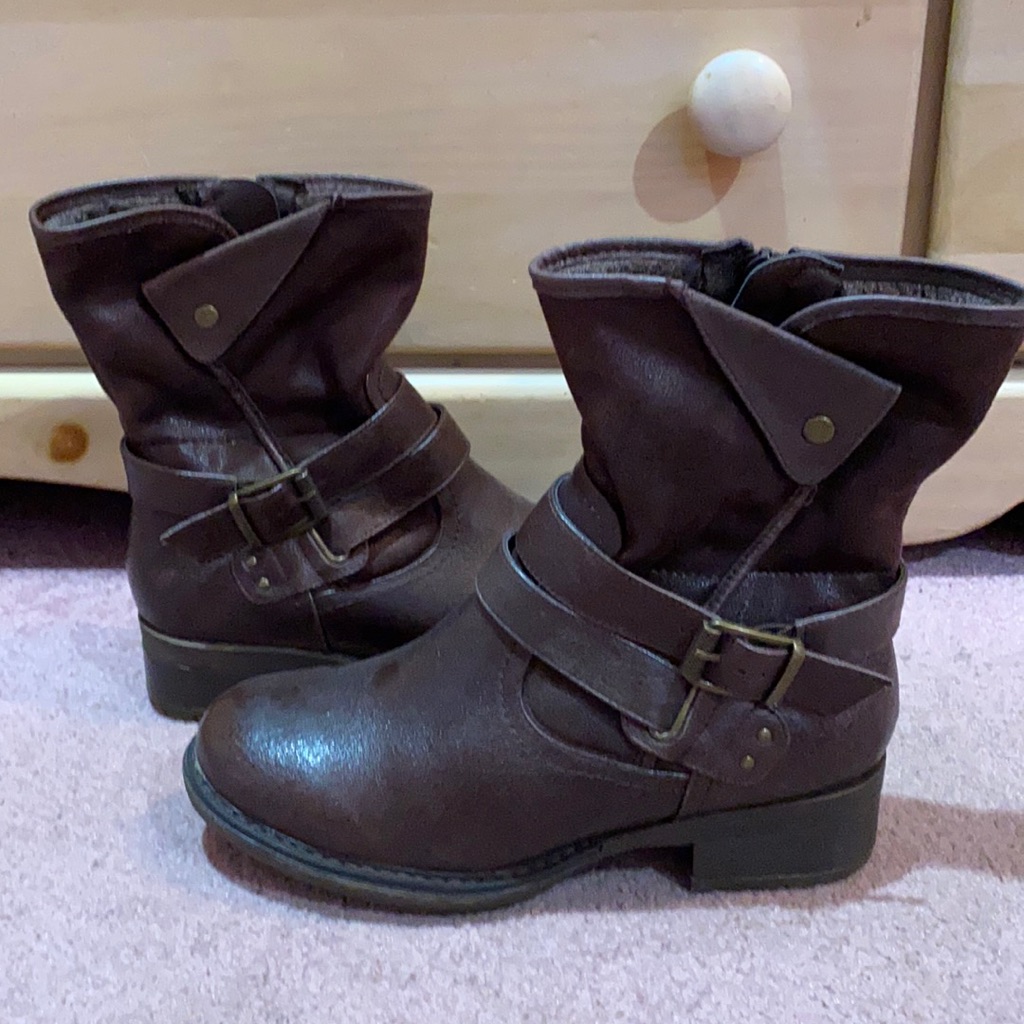 Brown Above Ankle Boots